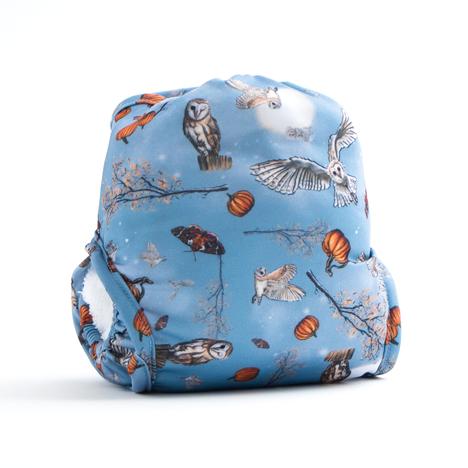 Little Lamb Nappy Cover- Starry Night