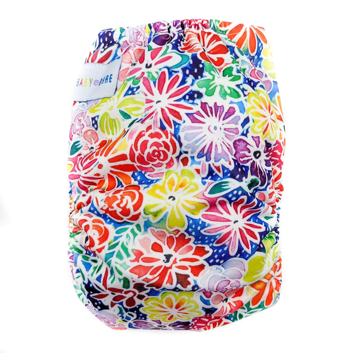 Baby Bare Teddy Side Snap All-in-Two (Ai2) Nappy - Multiple Patterns|Summer Sweets Baby