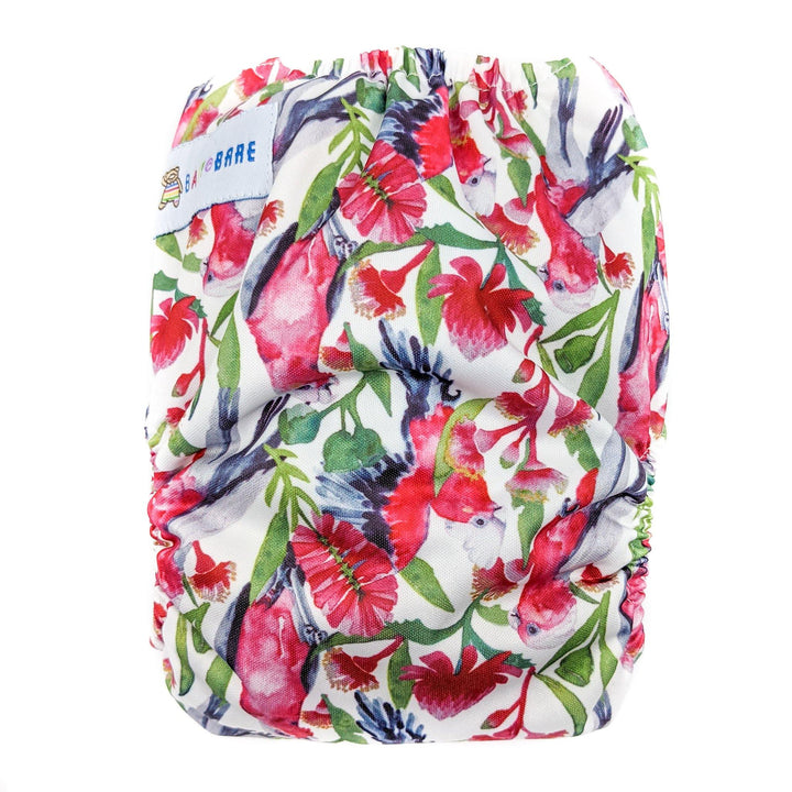 Baby Bare Teddy Side Snap All-in-Two (Ai2) Nappy - Multiple Patterns|Summer Sweets Baby
