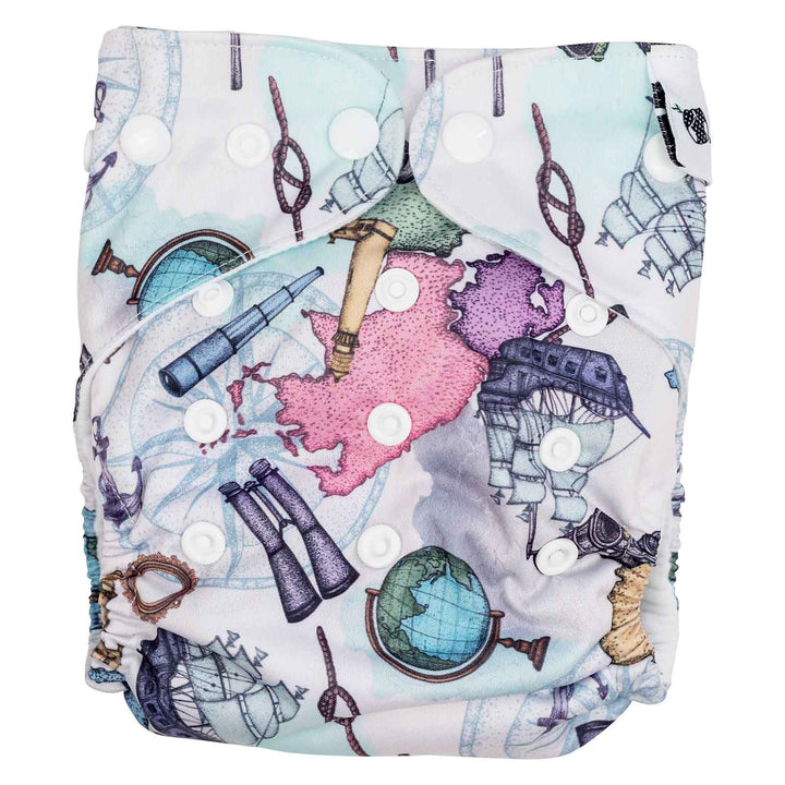 Designer Bums All-in-Two (Ai2) Cloth Nappy - Wanderlust|Summer Sweets Baby