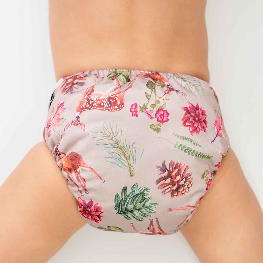 Designer Bums All-in-Two (Ai2) Cloth Nappy - Woodland Deer|Summer Sweets Baby