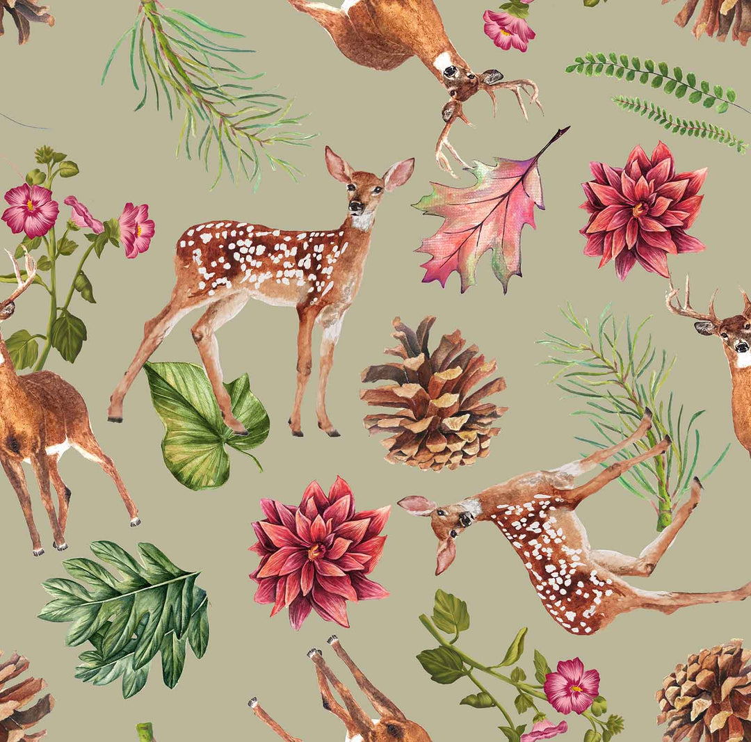 Designer Bums All-in-Two (Ai2) Cloth Nappy - Woodland Deer|Summer Sweets Baby