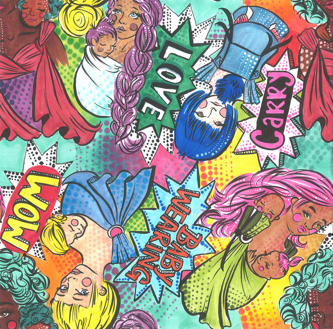 Designer Bums Cloth Sanitary Pad - L - Night (Multiple Patterns)|Summer Sweets Baby