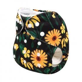 Alva Baby Yellow Flower Pocket Nappy|Summer Sweets Baby