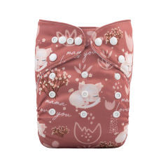 Alva Baby Sleepy Fox Pocket Nappy