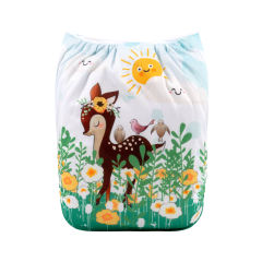 Alva Baby Meadow Deer Pocket Nappy