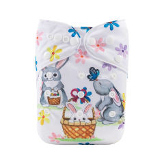 Alva Baby Easter Bunny Basket Pocket Nappy