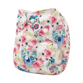 Alva Baby Flower Sugar Skulls Pocket Nappy|Summer Sweets Baby