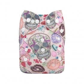 Alva Baby Sweet Sugar Skulls Pocket Nappy|Summer Sweets Baby