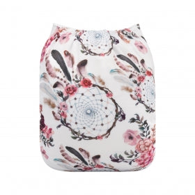 Alva Baby Feather Dream Catcher Pocket Nappy|Summer Sweets Baby