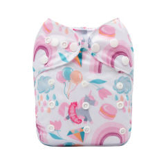 Alva Baby Unicorn Party Pocket Nappy