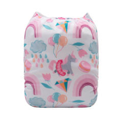 Alva Baby Unicorn Party Pocket Nappy