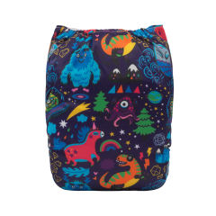 Alva Baby Midnight Monsters Pocket Nappy