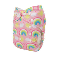 Alva Baby Bright Rainbow Pocket Nappy