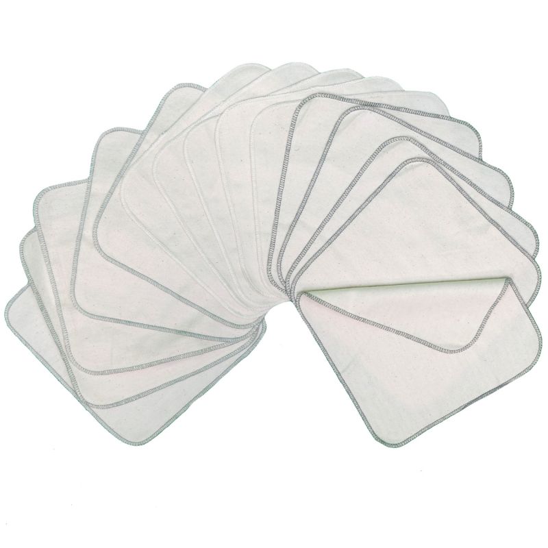 Avo & Cado Flannel Cotton Wipes (15 Pack)