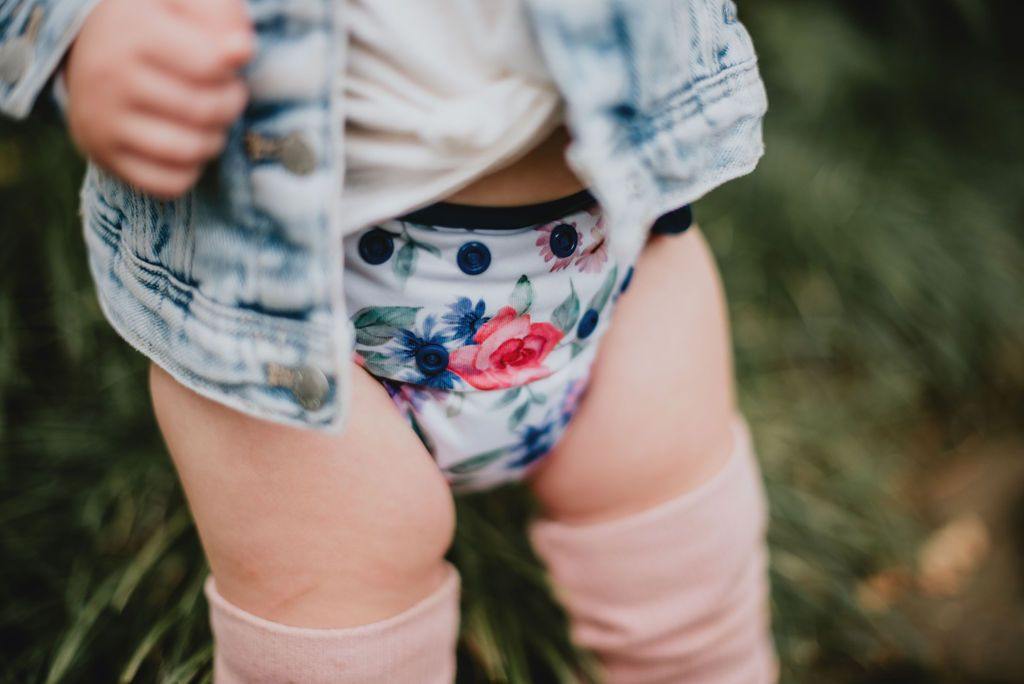 Seedling Baby Multi-Fit Pocket Nappy - Mumma's Garden Navy|Summer Sweets Baby