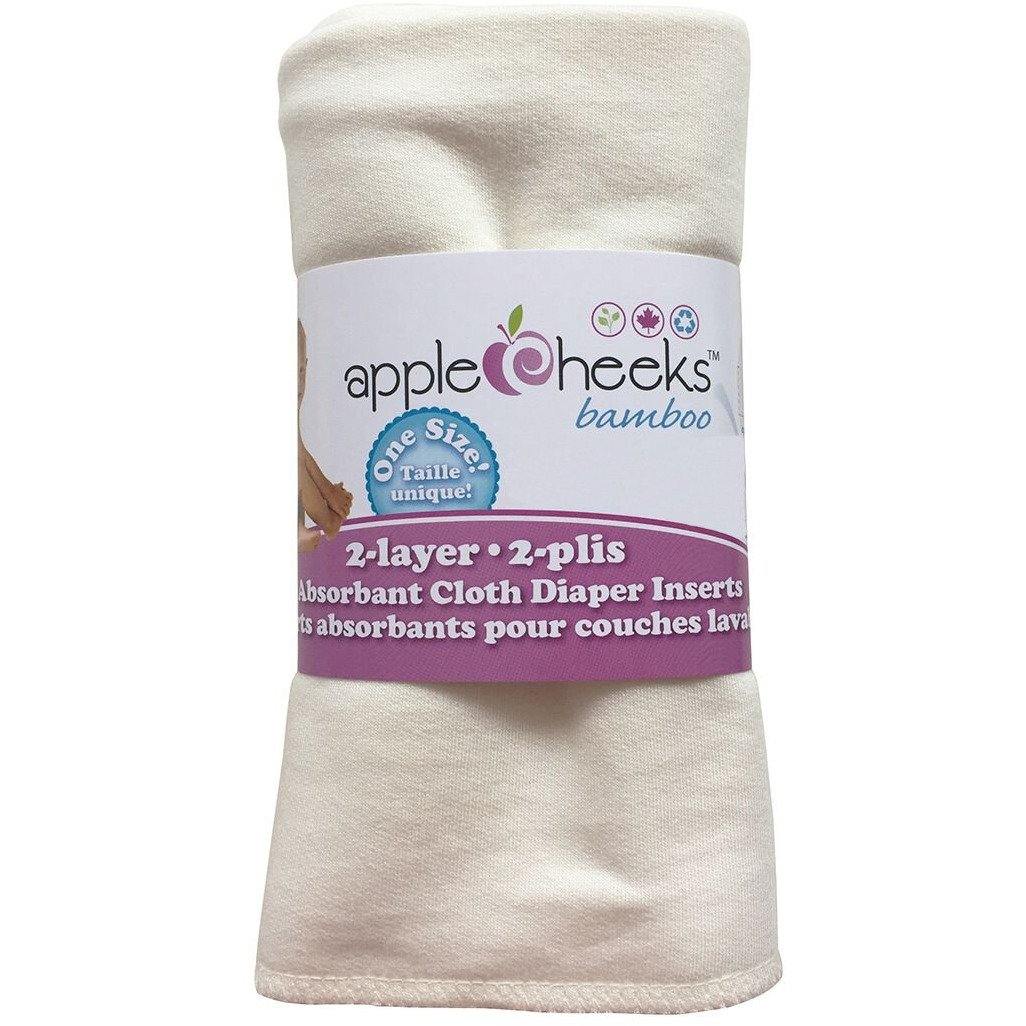 AppleCheeks Foldable Bamboo Insert - 2 ply|Summer Sweets Baby
