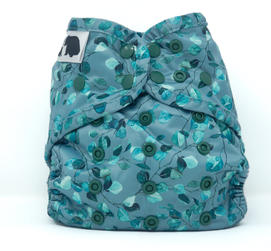 Bear Bott Bamboo All-in-One Nappy - Multiple Patterns|Summer Sweets Baby