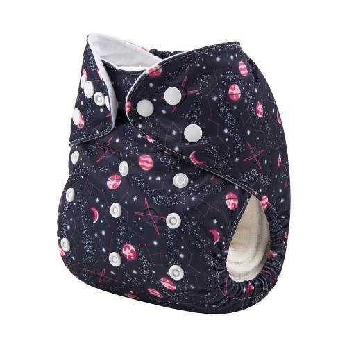Alva Baby Pink Planet Pocket Nappy|Summer Sweets Baby