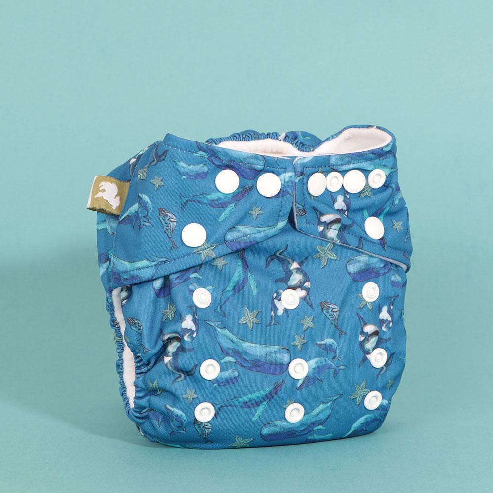 Little Lamb One Size Pocket - Into the Blue|Summer Sweets Baby