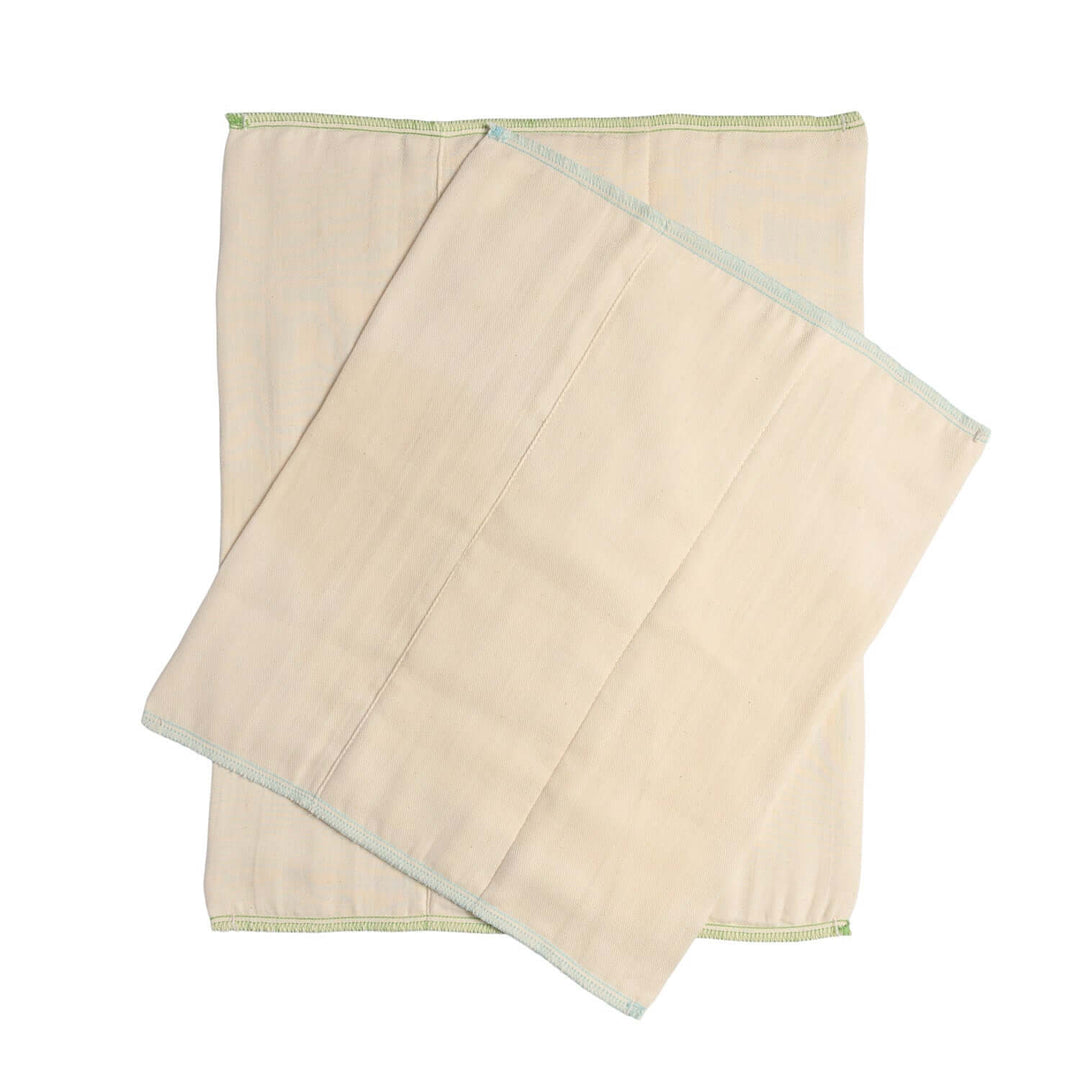 Bayrli Organic Cotton Prefold Nappies - Size 1 - 5 or 10 Pack