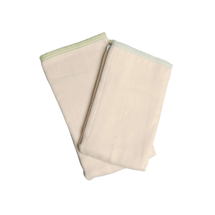 Bayrli Organic Cotton Prefold Nappies - Size 2 - 5 or 10 Pack