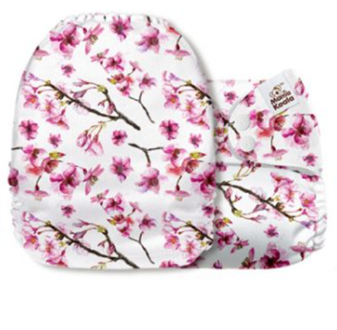 Mama Koala Cherry Blossoms Pocket Nappy|Summer Sweets Baby