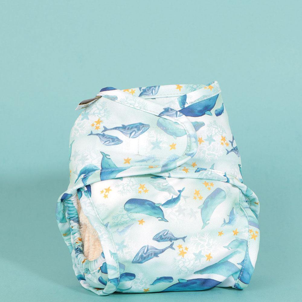 Little Lamb Nappy Cover- Under the Sea|Summer Sweets Baby