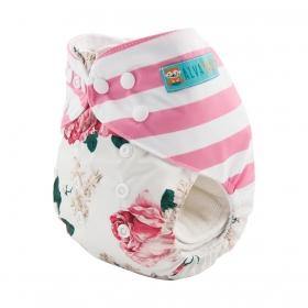 Alva Baby Flowers & Antlers Pocket Nappy|Summer Sweets Baby