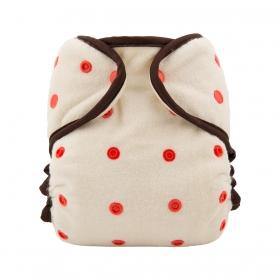 Bamboo Fitted Nappy - Brown|Summer Sweets Baby