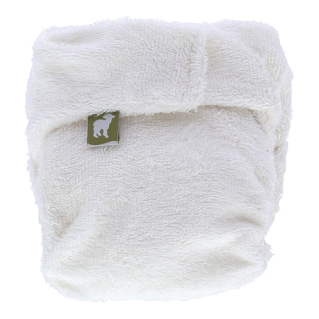 Little Lamb Bamboo Fitted Nappy - No Velcro