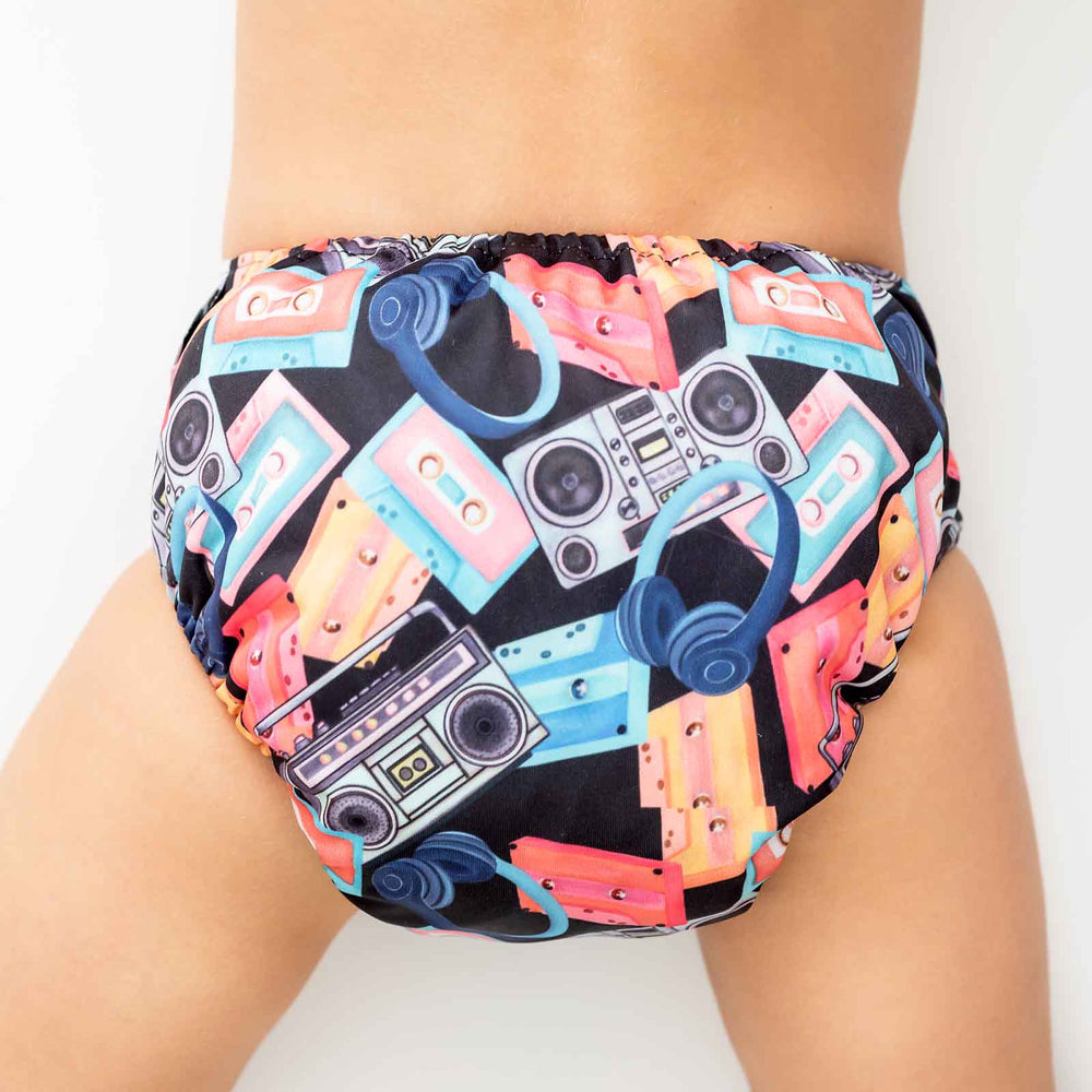 Designer Bums All-in-Two (Ai2) Cloth Nappy - Cassette Crew|Summer Sweets Baby