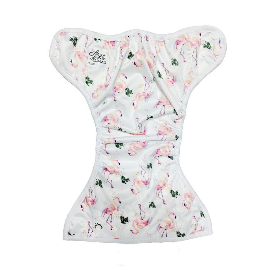 La Petite Ourse One Size Nappy Cover - Flamingo|Summer Sweets Baby