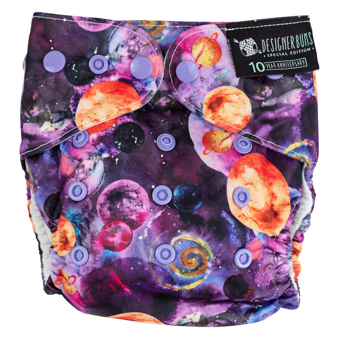 Designer Bums All-in-Two (Ai2) Cloth Nappy - Drops of Jupiter|Summer Sweets Baby