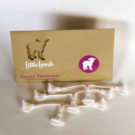 Little Lamb Nappy Fasteners - 3 Pack|Summer Sweets Baby