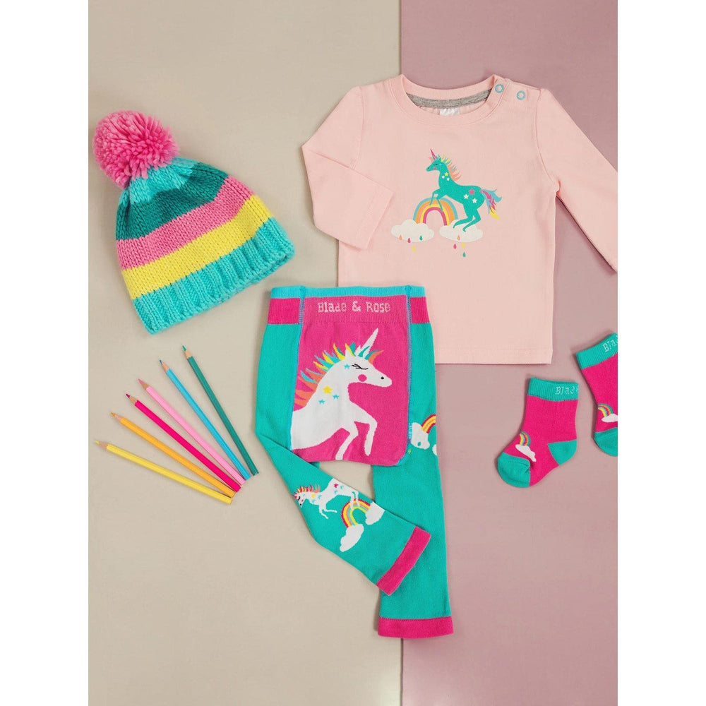 Blade & Rose - Sparkly Unicorn Leggings|Summer Sweets Baby