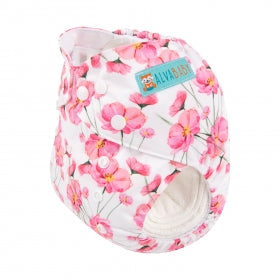 Alva Baby Pink Floral Pocket Nappy|Summer Sweets Baby