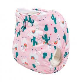 Alva Baby Pink Llama Pocket Nappy|Summer Sweets Baby
