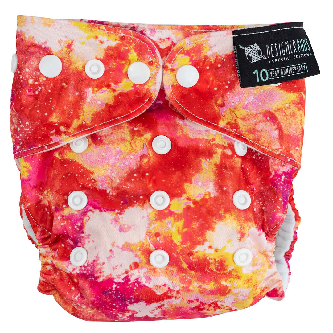 Designer Bums All-in-Two (Ai2) Cloth Nappy - I Am The Storm|Summer Sweets Baby