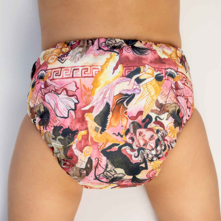 Designer Bums All-in-Two (Ai2) Cloth Nappy - Myths and Legends|Summer Sweets Baby