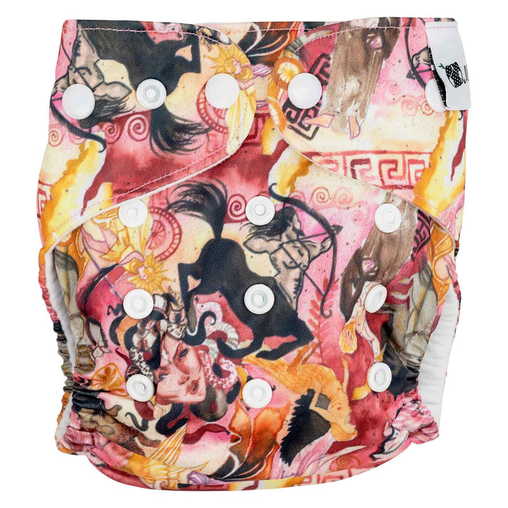 Designer Bums All-in-Two (Ai2) Cloth Nappy - Myths and Legends|Summer Sweets Baby
