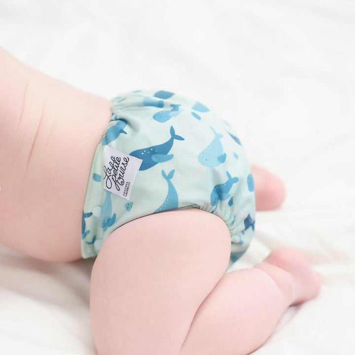 La Petite Ourse Pocket Nappy - Narwhal