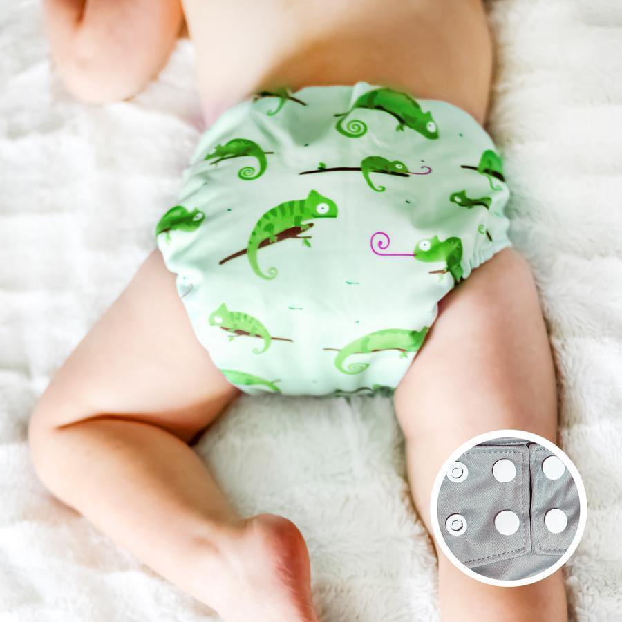 La Petite Ourse Pocket Nappy - Chameleon|Summer Sweets Baby