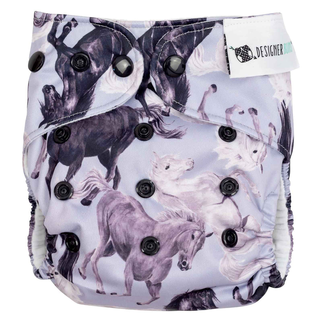 Designer Bums All-in-Two (Ai2) Cloth Nappy - Show Pony|Summer Sweets Baby