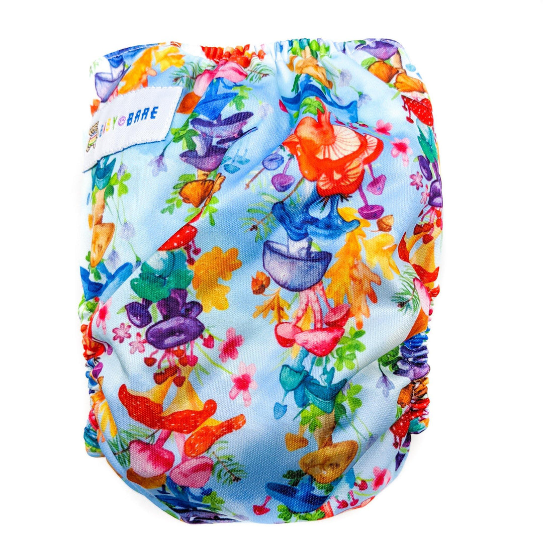 Baby Bare Teddy Side Snap All-in-Two (Ai2) Nappy - Multiple Patterns|Summer Sweets Baby