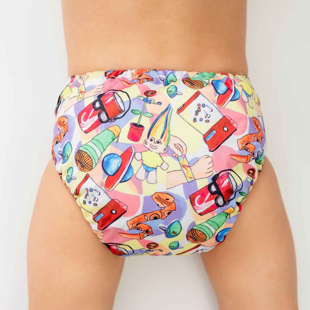 Designer Bums All-in-Two (Ai2) Cloth Nappy - Vintage Fun|Summer Sweets Baby