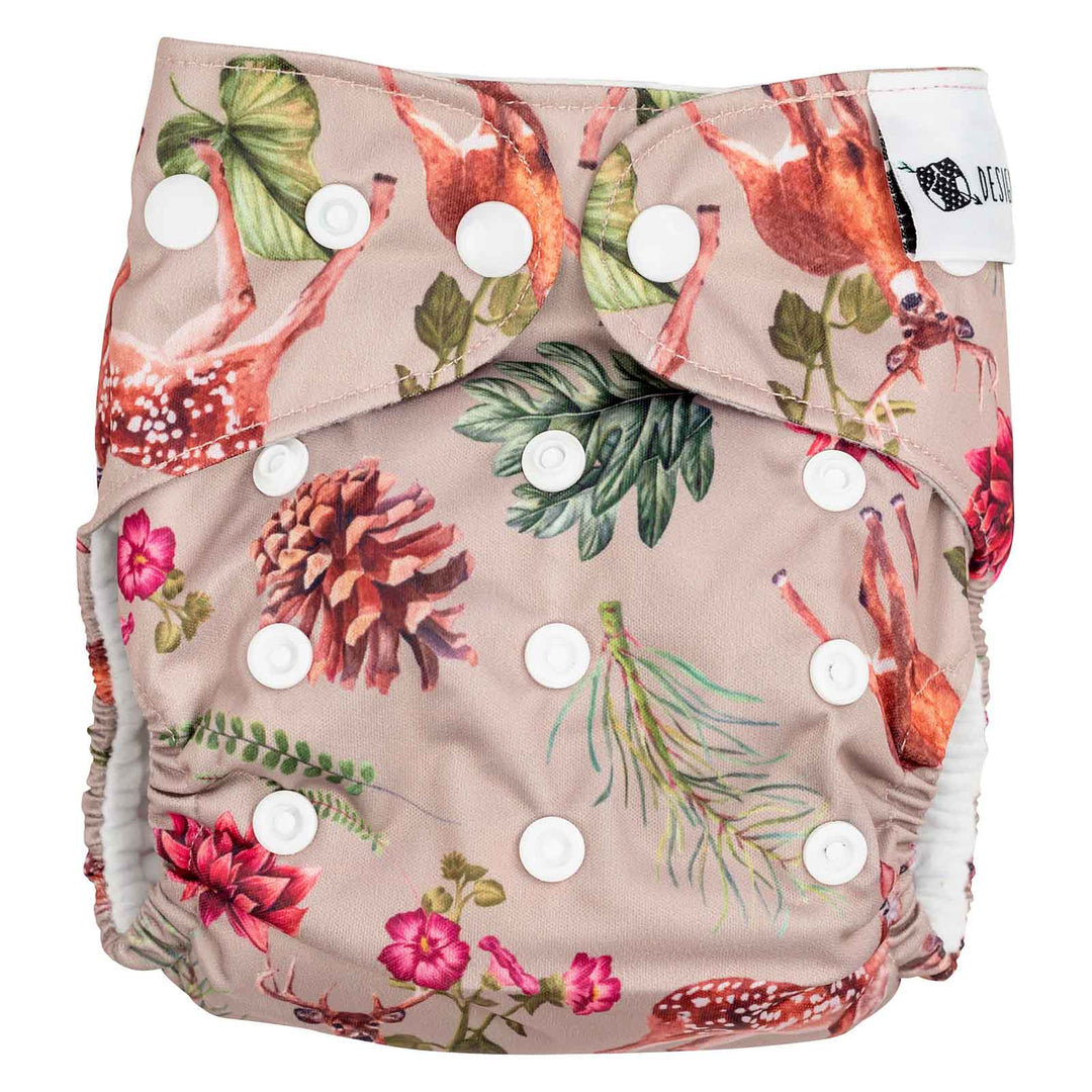Designer Bums All-in-Two (Ai2) Cloth Nappy - Woodland Deer|Summer Sweets Baby