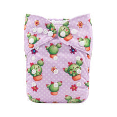 Alva Baby Pink Cactus Pocket Nappy