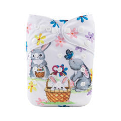 Alva Baby Easter Bunny Basket Pocket Nappy